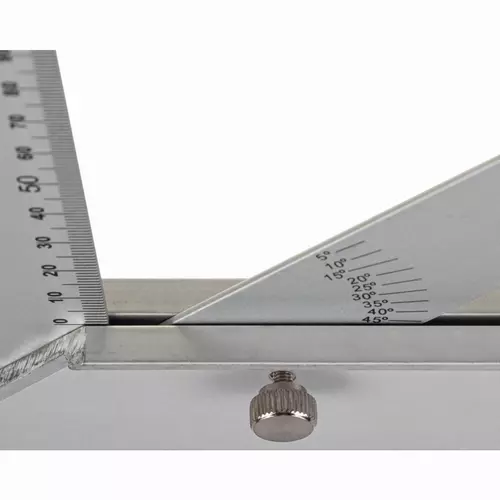 Kątownik aluminiowy z kątomierzem 300 mm Schmith