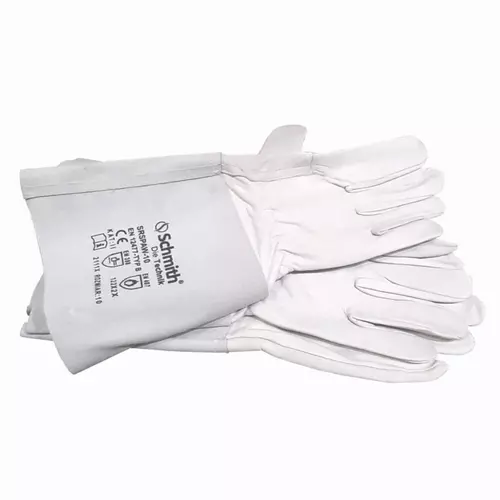 Rękawice spawalnicze białe rozm.10 (12 par) Schmith