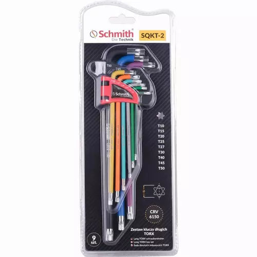 Zestaw kluczy długich TORX 9szt marki Schmith