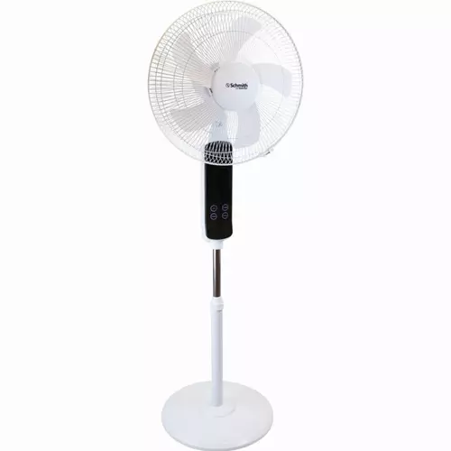 Wentylator podłogowy 50W z pilotem i panelem doty.
