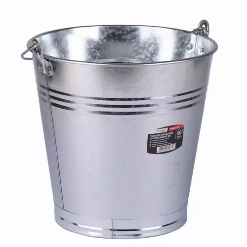 Wiadro metalowe ocynkowane 10l