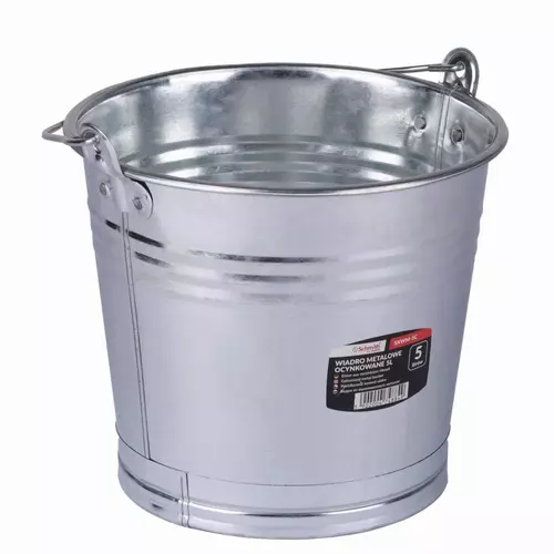 Wiadro metalowe ocynkowane 5l