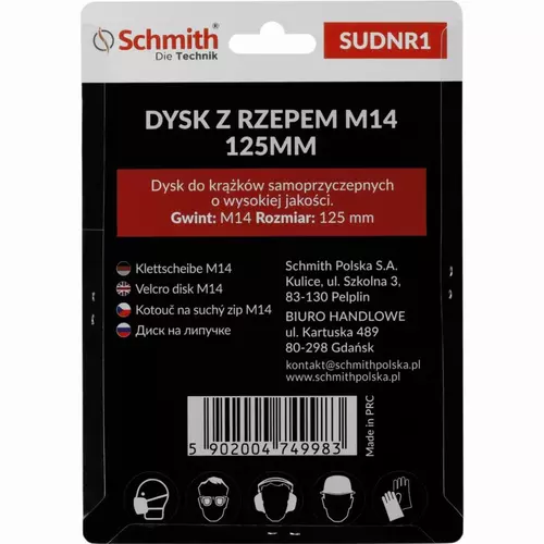 Dysk z rzepem M14 125mm Schmith