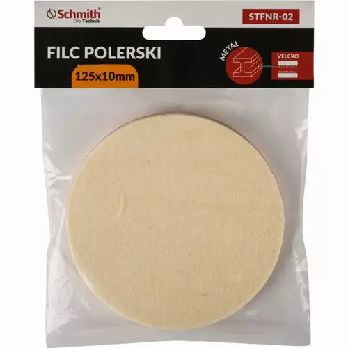 Filc polerski 125x10mm marki Schmith STFNR-02