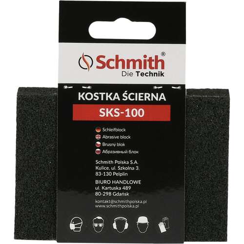 Kostka ścierna  70x100x25 P100, Granulacja: P100 Schmith