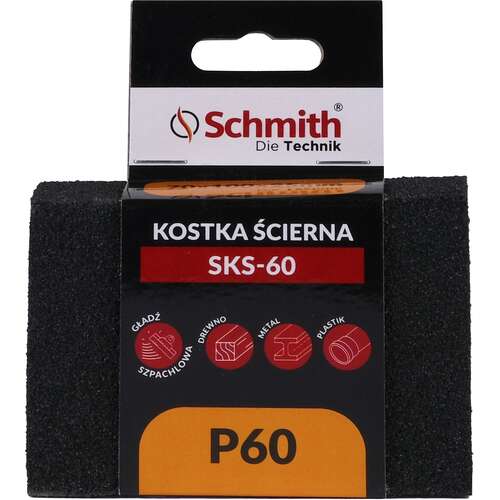 Kostka ścierna  70x100x25 P60, Granulacja: P60 Schmith