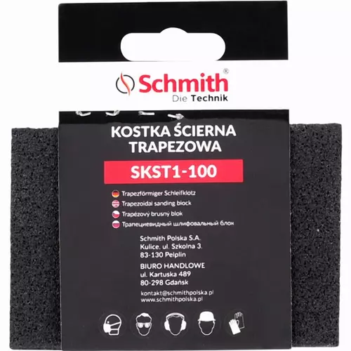 Kostka ścierna trapezowa 70x100x25 P100 Schmith