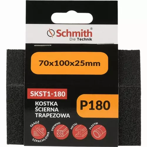 Kostka ścierna trapezowa 70x100x25 P180