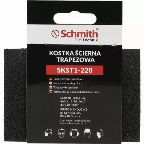 Kostka ścierna trapezowa 70x100x25 P220 Schmith