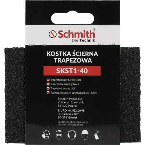 Kostka ścierna trapezowa 70x100x25 P40 marki Schmith