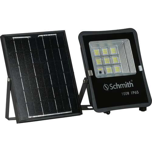 Lampa LED z panelem solarnym 100W Schmith