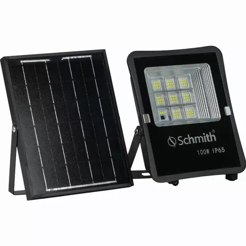Lampa LED z panelem solarnym 100W marki Schmith SLS-01 4