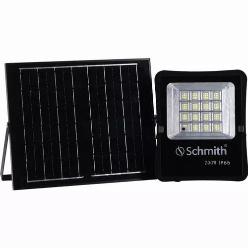 Lampa LED z panelem solarnym 200W
