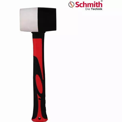 Młotek gumowy z trzonkiem FIBERGLASS - 450 g Schmith