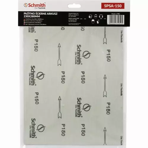 Płótno ścierne arkusz 230x280mm P150 5 szt.