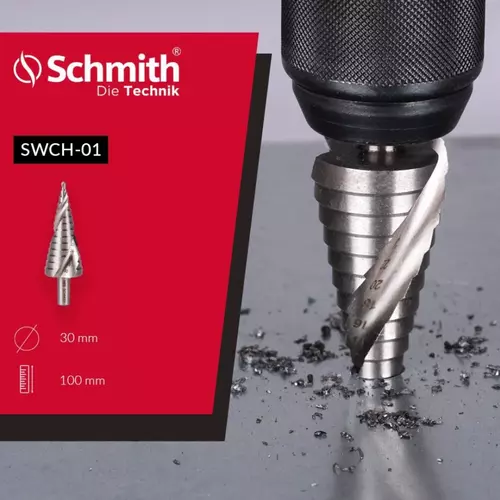 Wiertło choinkowe spiralne 4-30mm marki Schmith SWCH-01
