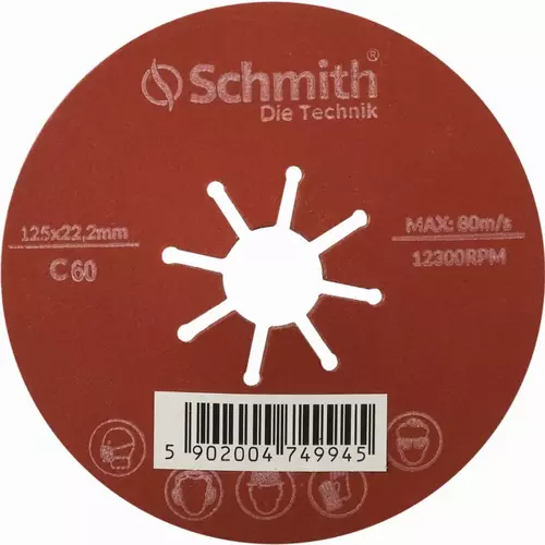 Ściernica karbowana 125mm P60 marki Schmith