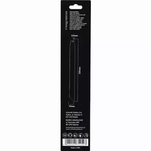Brzeszczoty do piły szablastej BIM D6A+M42 225mm 2 marki Schmith