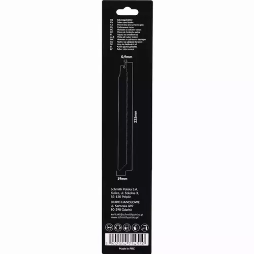 Brzeszczoty do piły szablastej BIM D6A+M42 225mm 2 marki Schmith