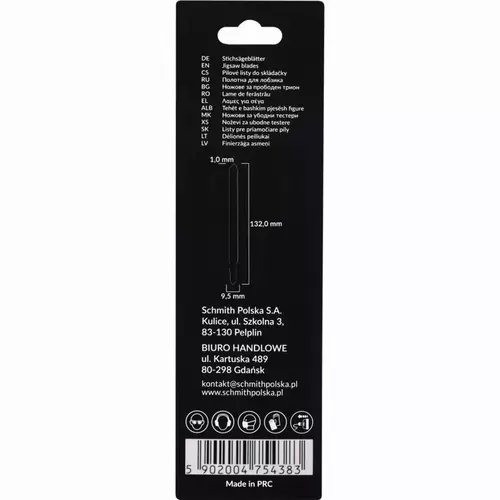 Brzeszczoty do wyrzynarki HSS M2 132mm 21TPI 2s marki Schmith