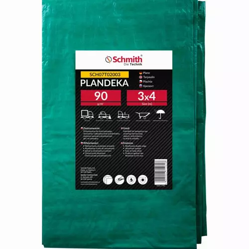 Plandeka 90g  3x4m