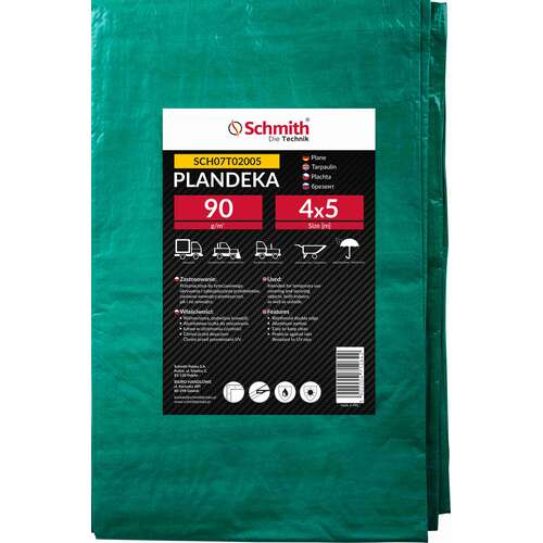 Plandeka 90g  4x5m Schmith