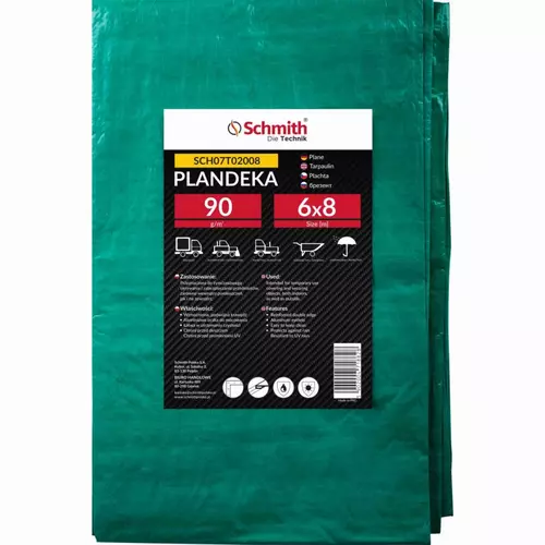 Plandeka 90g  6x8m