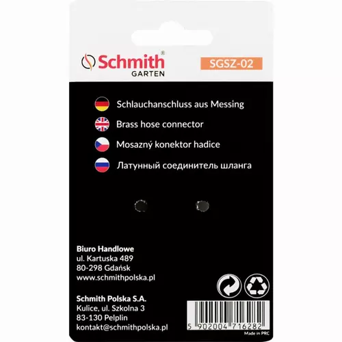 Szybkozłączka 1/2" bez stopu mosiężna marki Schmith