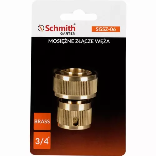Szybkozłączka 3/4" bez stopu mosiężna Schmith