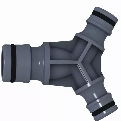 Trójnik węża 1/2" - 1/2" - 1/2" Schmith