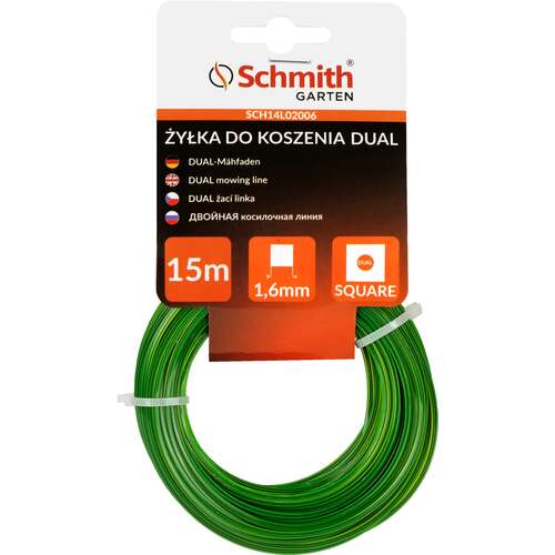 żyłka Dual kwadrat  1.6mmX15m Schmith