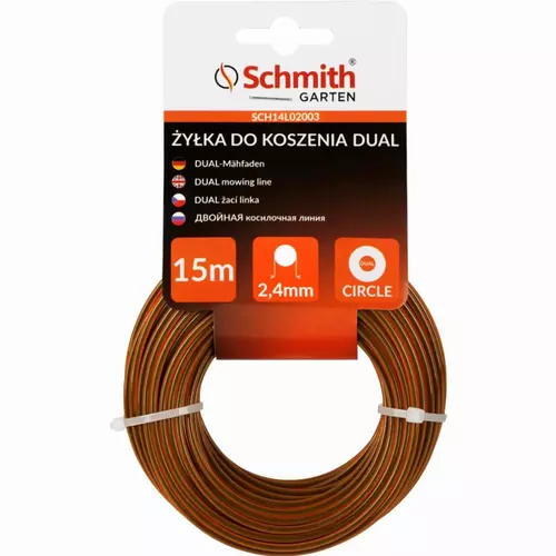 żyłka Dual okrągła 2.4mmX15m
