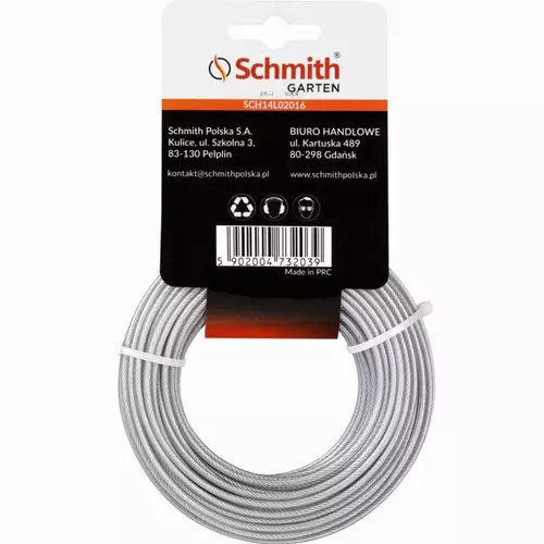 żyłka z drutem 2.4mmX15m marki Schmith