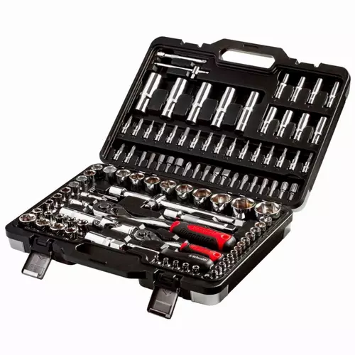 Komplet kluczy nasadowych 108 szt marki Schmith