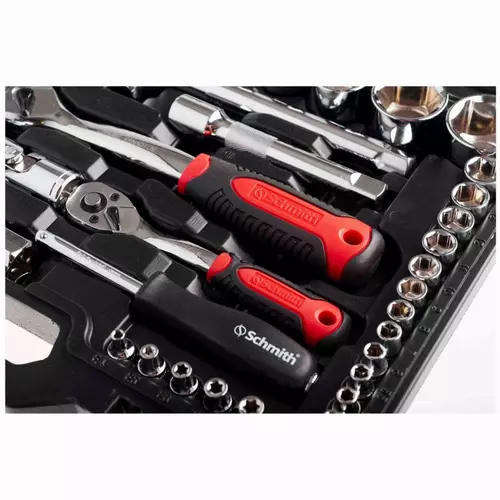 Komplet kluczy nasadowych 108 szt Schmith