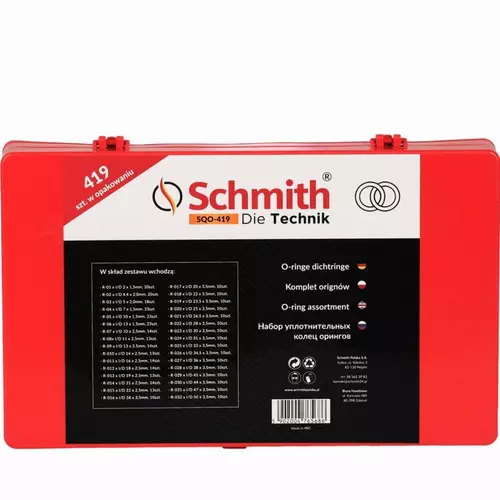 Komplet oringów 419 szt Schmith
