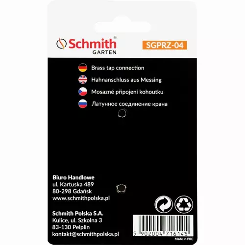 Przyłącze do kranu 1/2" - 3/4" mosiężne marki Schmith SGPRZ-04 1