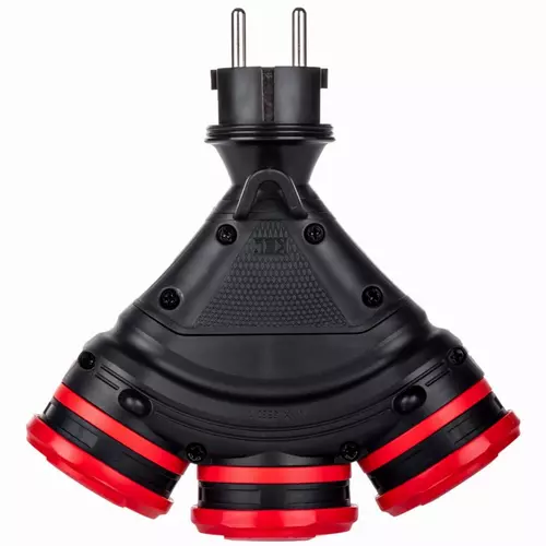 Rozgałęźnik 3gniazda 2p+Z 16A 250V IP54 wtyk
