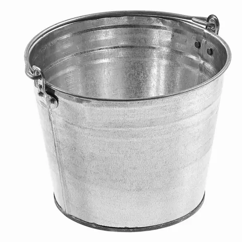 Wiadro metalowe ocynkowane 10l