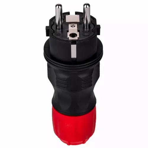 Wtyczka przenośna 2p+Z 16A 250V IP54 czarna Schmith