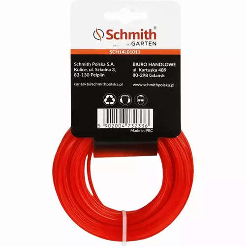 Żyłka do kos i podkaszarek Gwiazda 2.4mm x 15m Schmith