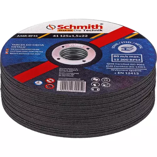 Tarcza do cięcia metalu 125x1,5 marki Schmith