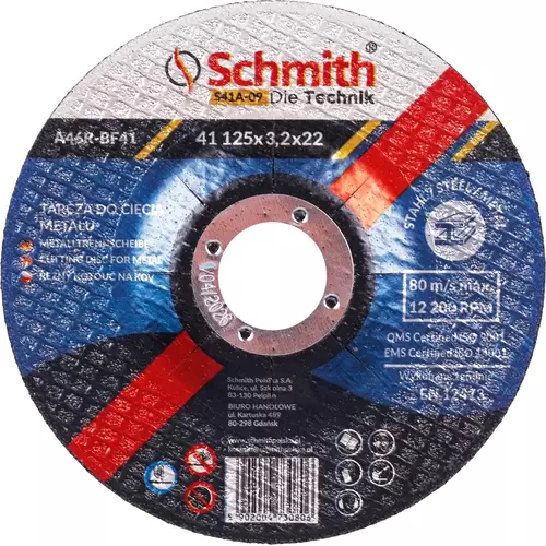 Tarcza do cięcia metalu 125x3,2