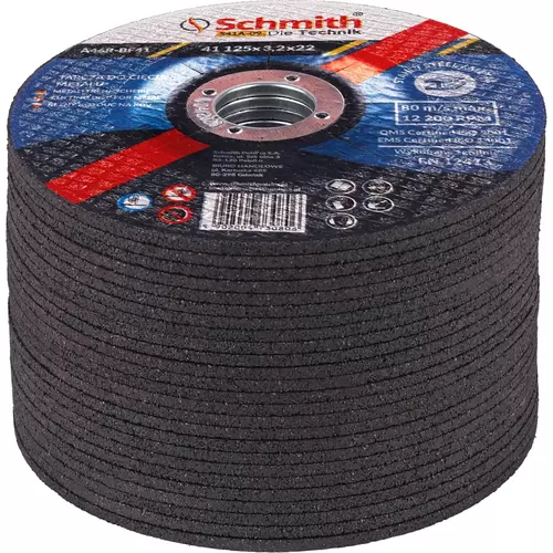 Tarcza do cięcia metalu 125x3,2 marki Schmith