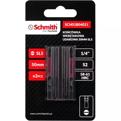 Bit udarowy SL 5 50mm 2SZT Schmith
