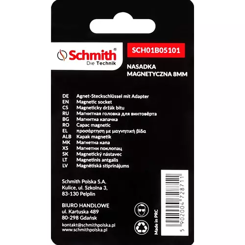 Kluczyk magnetyczny 8mm 2szt marki Schmith SCH01B05101