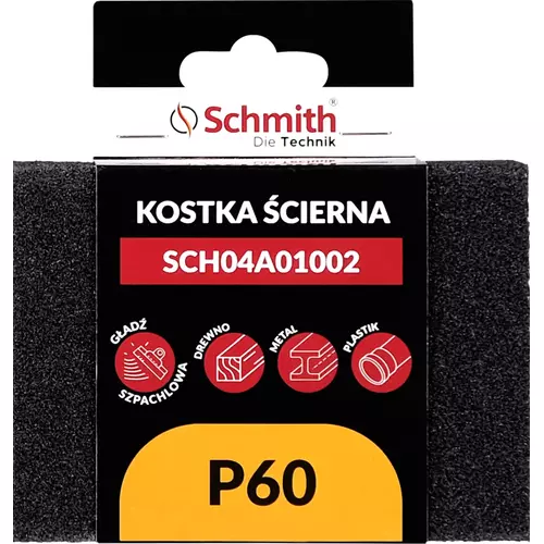 Kostka ścierna prostokątna 125x90x25 P60 marki Schmith