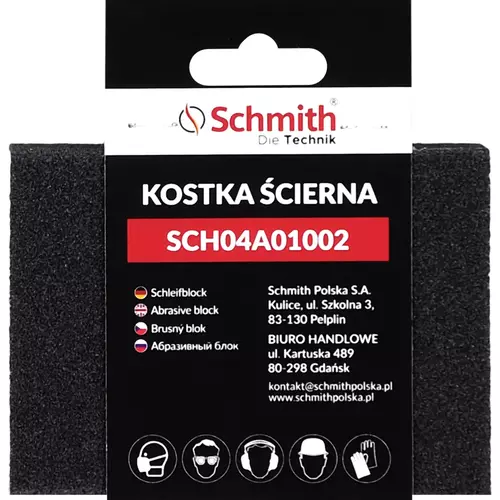 Kostka ścierna prostokątna 125x90x25 P60 marki Schmith SCH04A01002