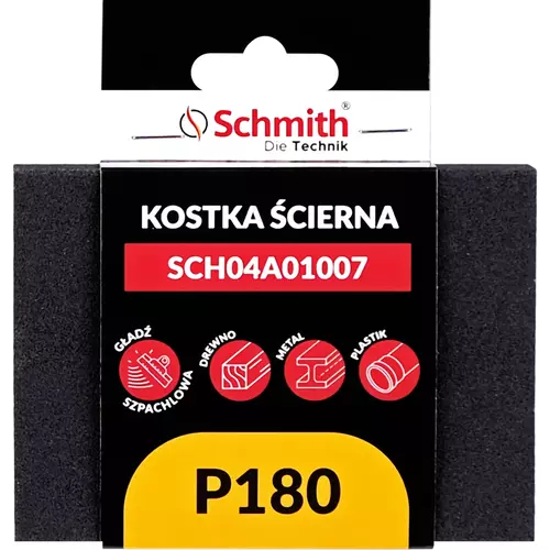 Kostka ścierna prostokątna 125x90x25 P180 marki Schmith