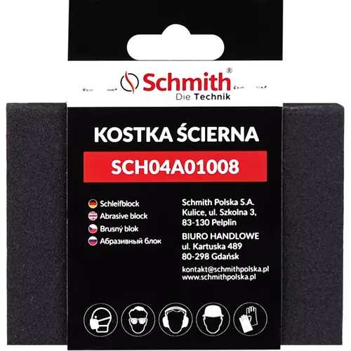 Kostka ścierna prostokątna 125x90x25 P220 marki Schmith SCH04A01008